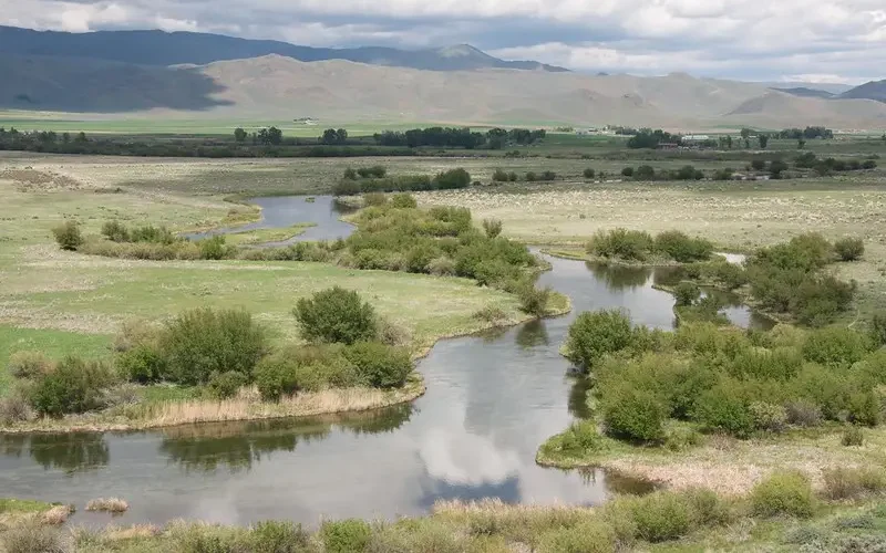 Landscape scene of Idaho's Silver Creek