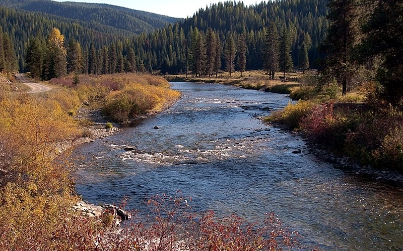 Upper St. Joe River at Red Ives in northern Idaho.